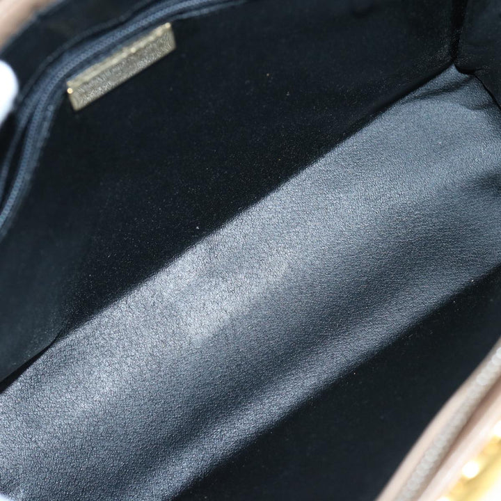 Top Quality Balenciaga Hand Bag Leather Beige Auth bs11037