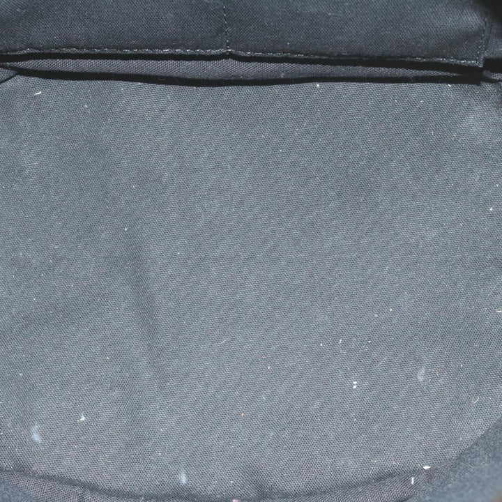 Burberry Blue Label Hand Bag Coated Canvas Black Auth bs11108