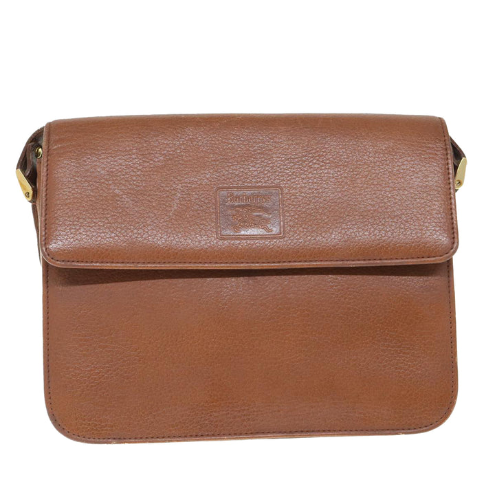 BurberrySs Shoulder Bag Leather Brown Auth bs11137