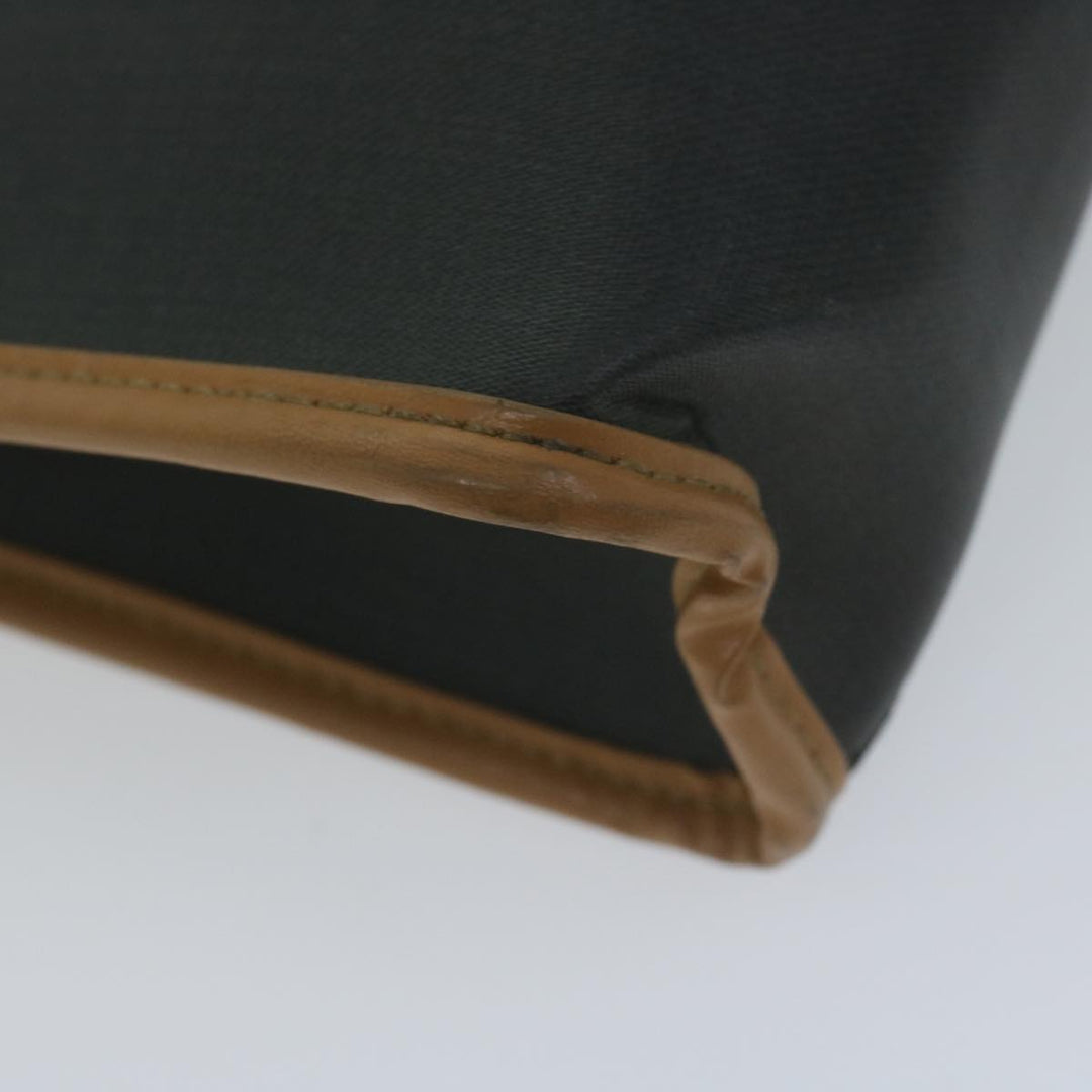 CHRISTIAN Top quality Dior Clutch Bag PVC Canvas Black Auth bs11617