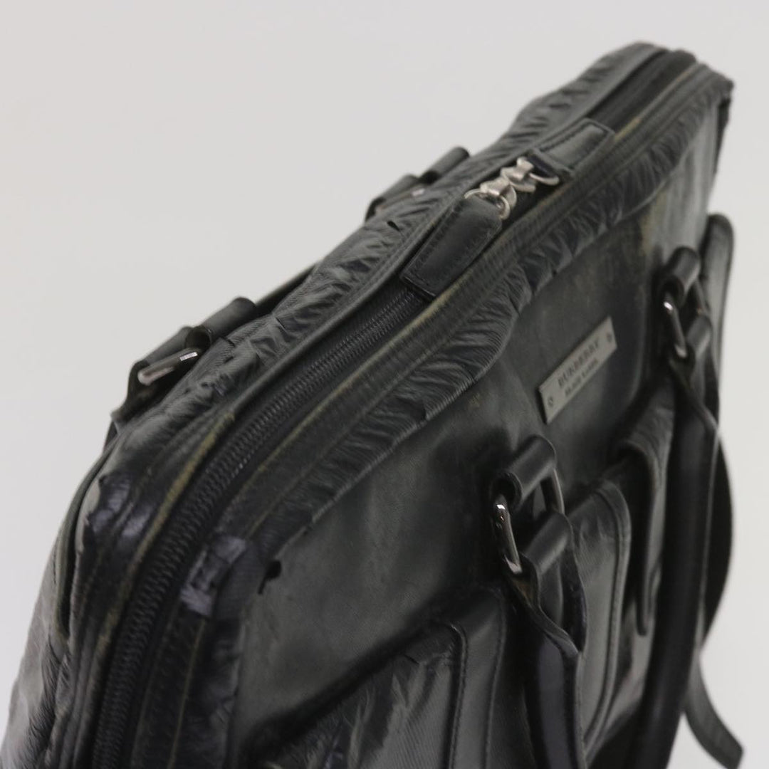 Burberry Shoulder Bag Leather 2Set Brown Black Auth bs11672