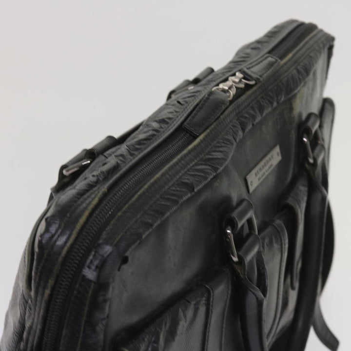 Burberry Shoulder Bag Leather 2Set Brown Black Auth bs11672