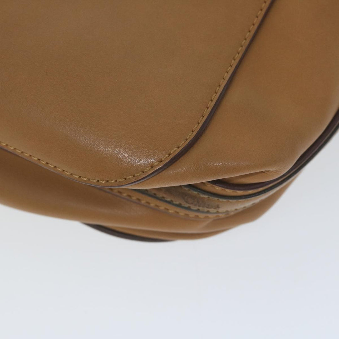 Chloe Shoulder Bag Leather Brown bs11721
