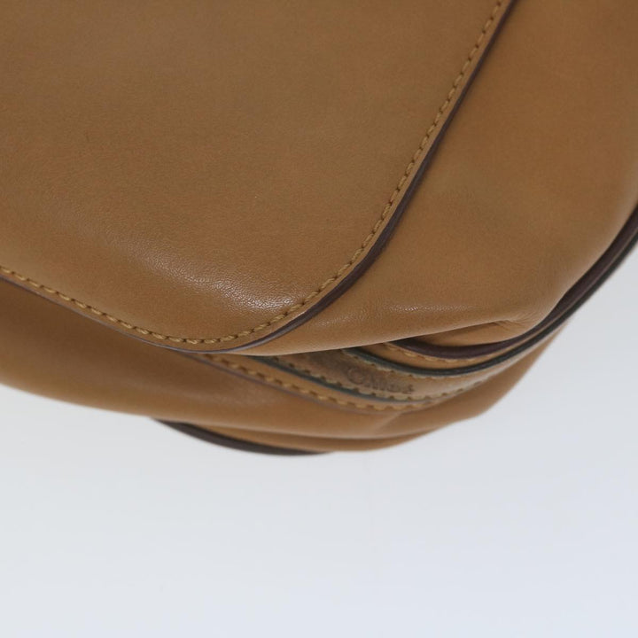 Chloe Shoulder Bag Leather Brown bs11721