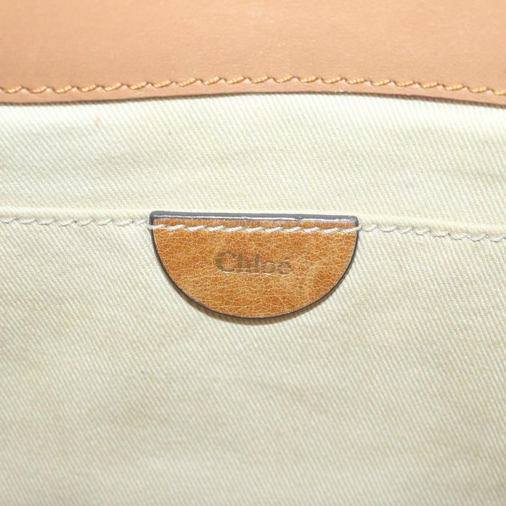Chloe Shoulder Bag Leather Brown bs11721