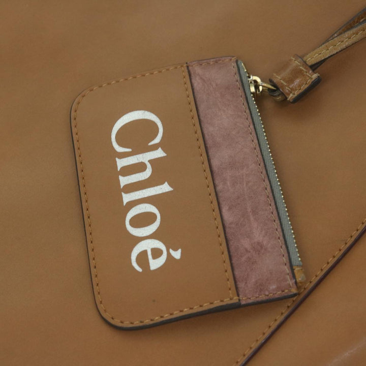 Chloe Shoulder Bag Leather Brown bs11721
