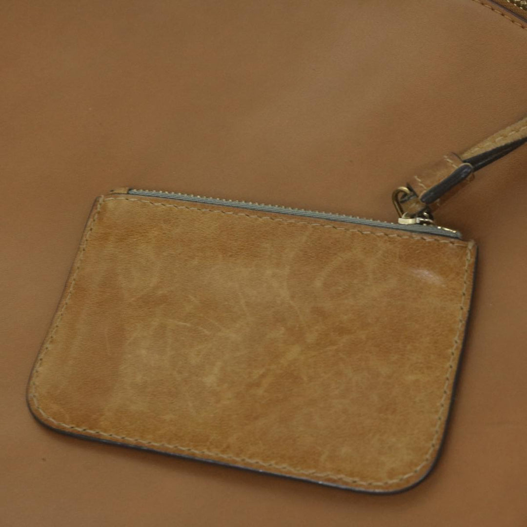 Chloe Shoulder Bag Leather Brown bs11721