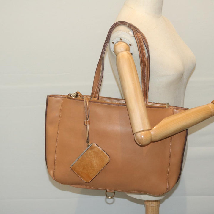 Chloe Shoulder Bag Leather Brown bs11721