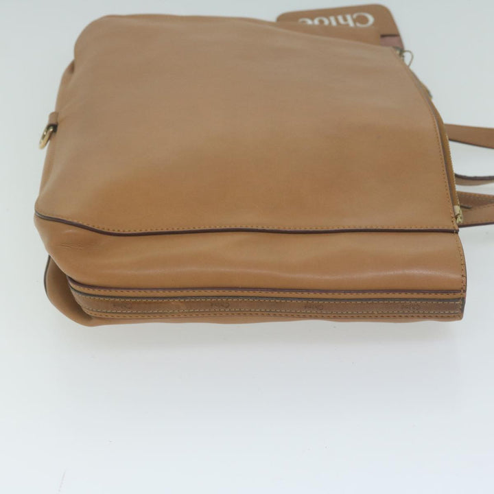 Chloe Shoulder Bag Leather Brown bs11721