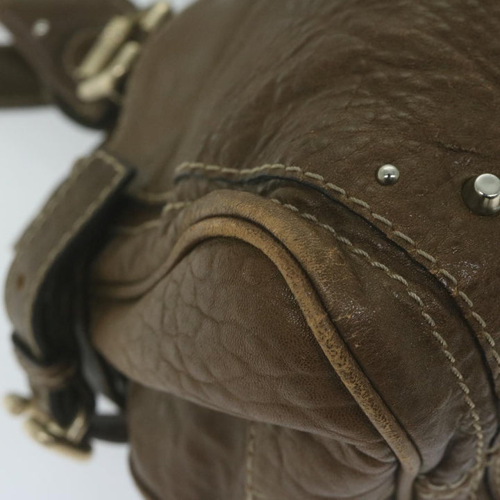 Chloe Paddington Shoulder Bag Leather Brown bs11723