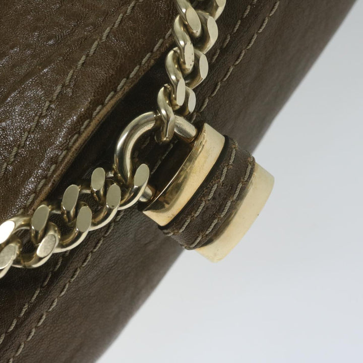 Chloe Paddington Shoulder Bag Leather Brown bs11723