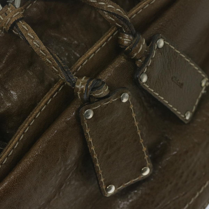 Chloe Paddington Shoulder Bag Leather Brown bs11723