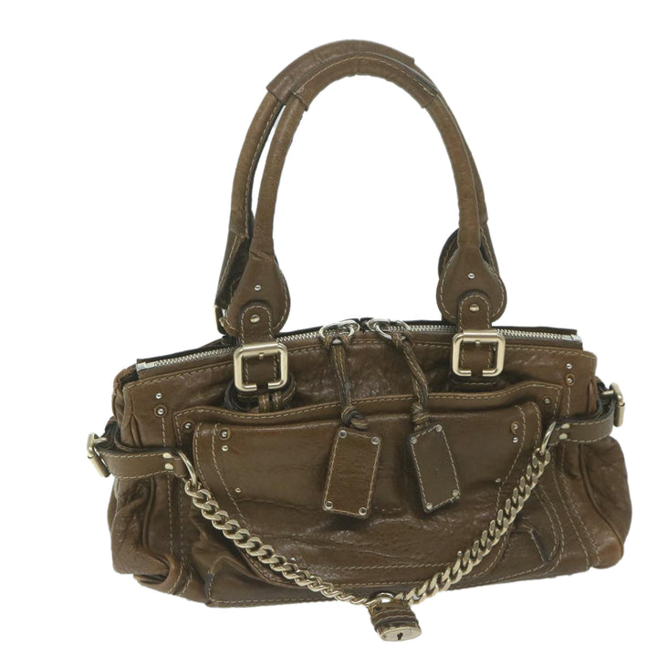 Chloe Paddington Shoulder Bag Leather Brown bs11723