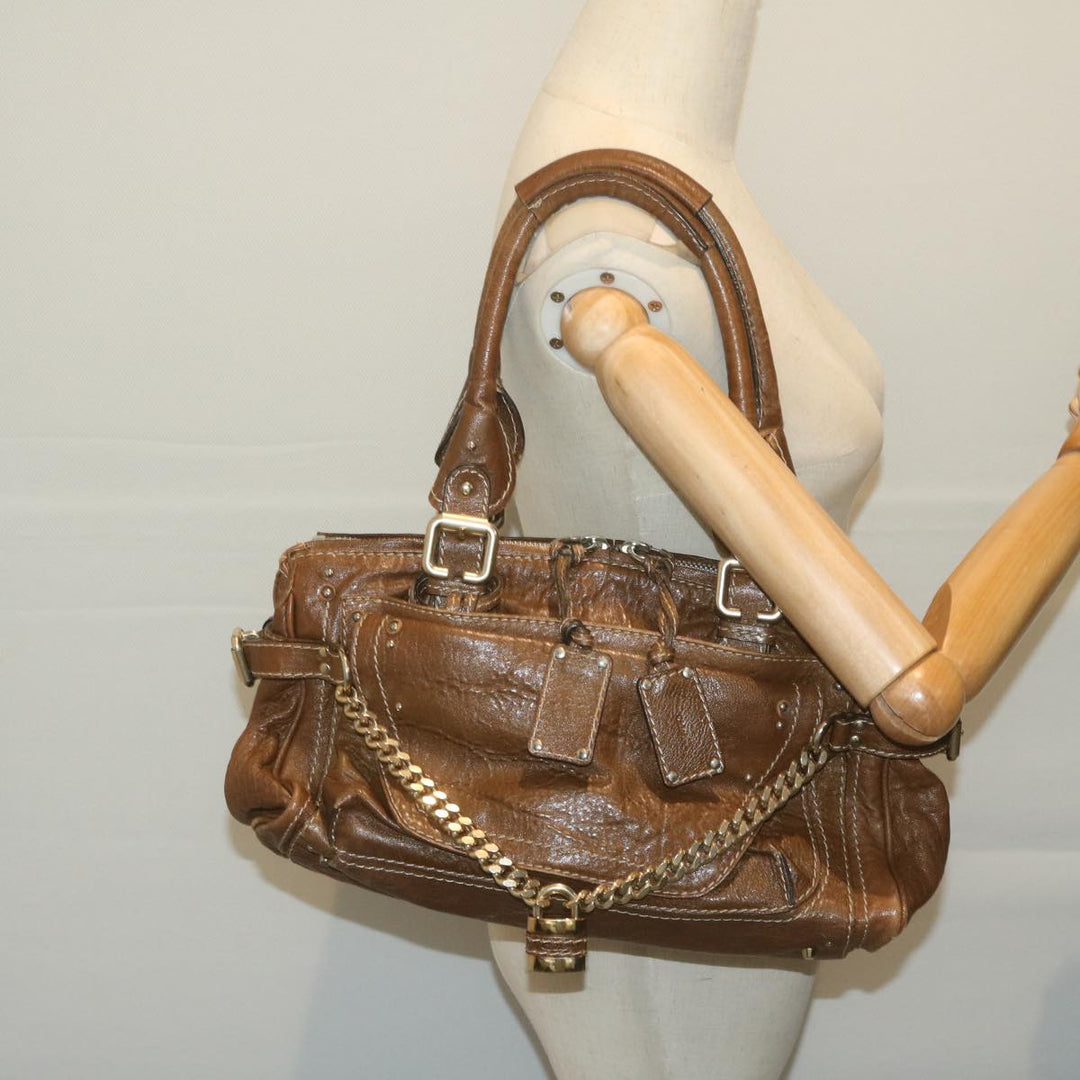 Chloe Paddington Shoulder Bag Leather Brown bs11723