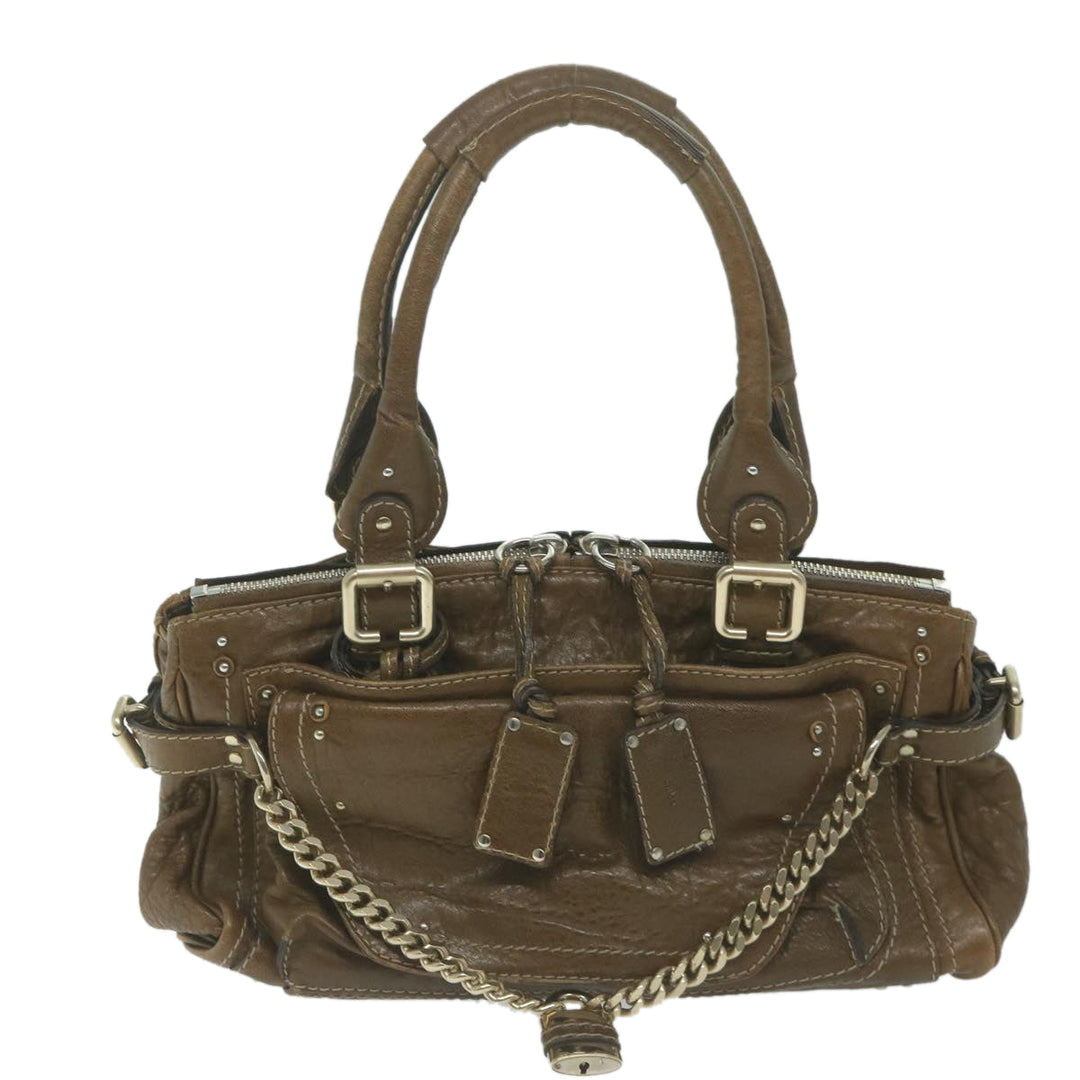 Chloe Paddington Shoulder Bag Leather Brown bs11723