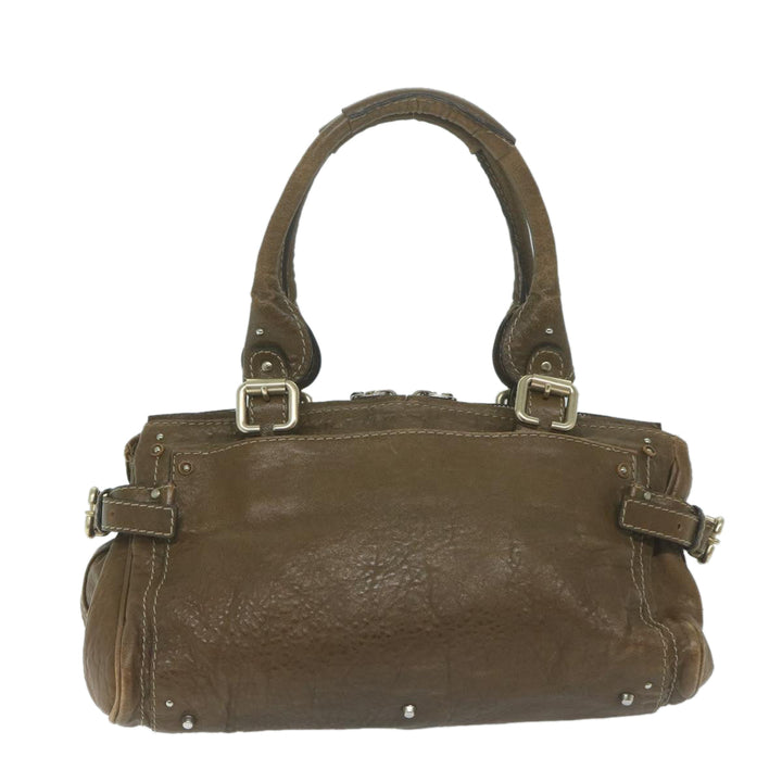 Chloe Paddington Shoulder Bag Leather Brown bs11723