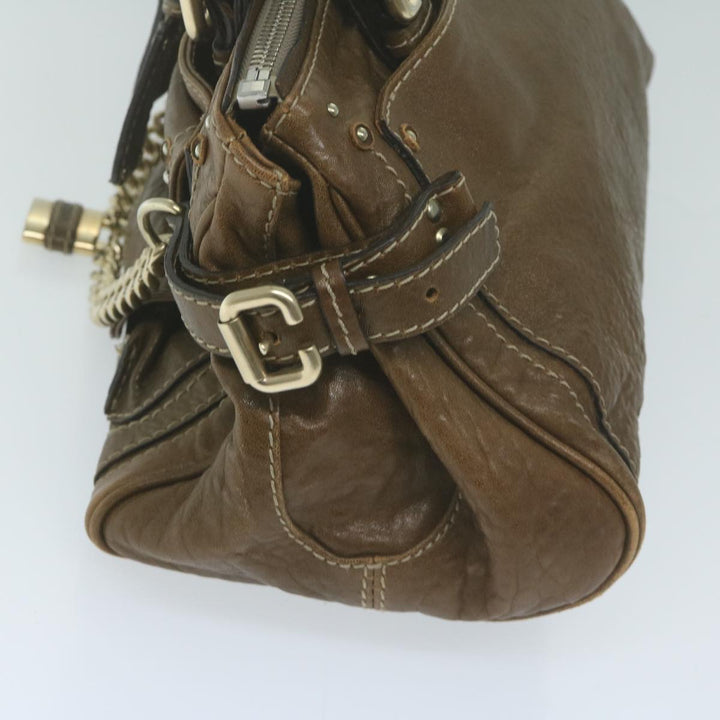 Chloe Paddington Shoulder Bag Leather Brown bs11723