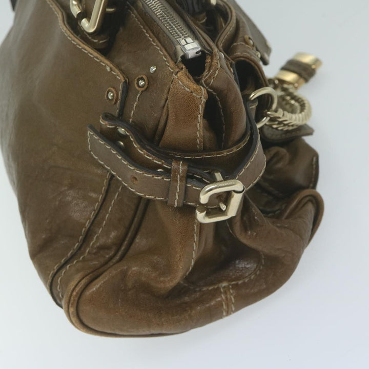 Chloe Paddington Shoulder Bag Leather Brown bs11723