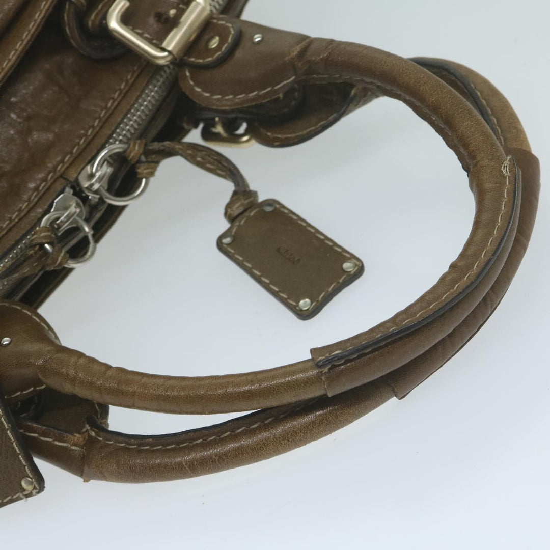 Chloe Paddington Shoulder Bag Leather Brown bs11723