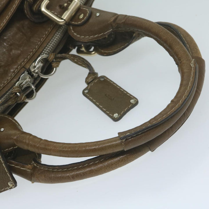 Chloe Paddington Shoulder Bag Leather Brown bs11723