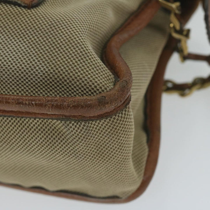 Chloe Harley Hand Bag Canvas Leather 2way Beige bs11776