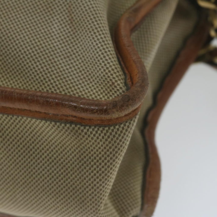 Chloe Harley Hand Bag Canvas Leather 2way Beige bs11776