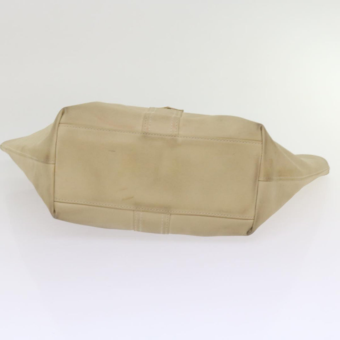 Burberry Tote Bag Canvas Beige Auth bs11831