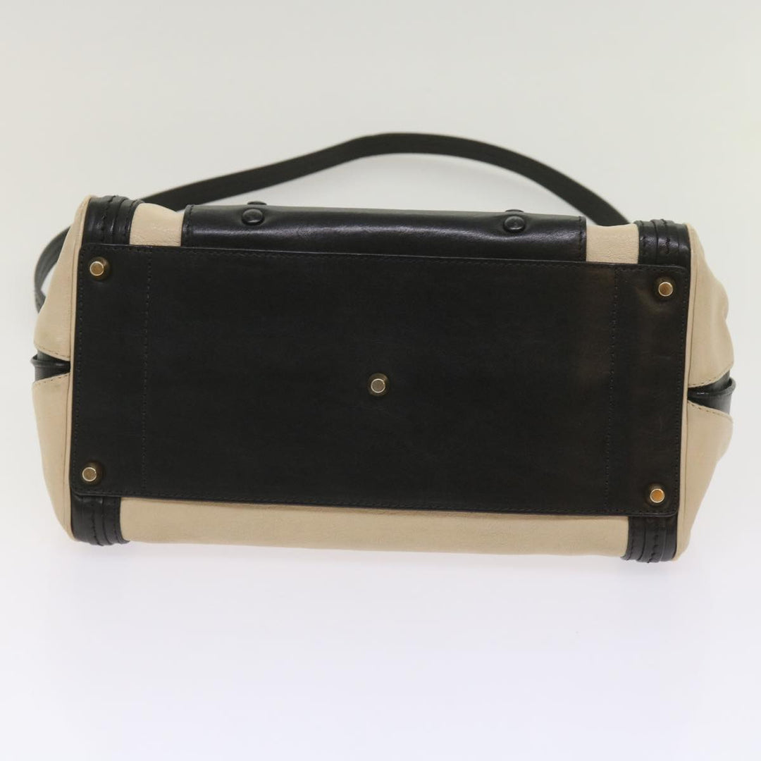 Chloe Alice Hand Bag Leather 2way Beige 04 14 63 65 bs11871
