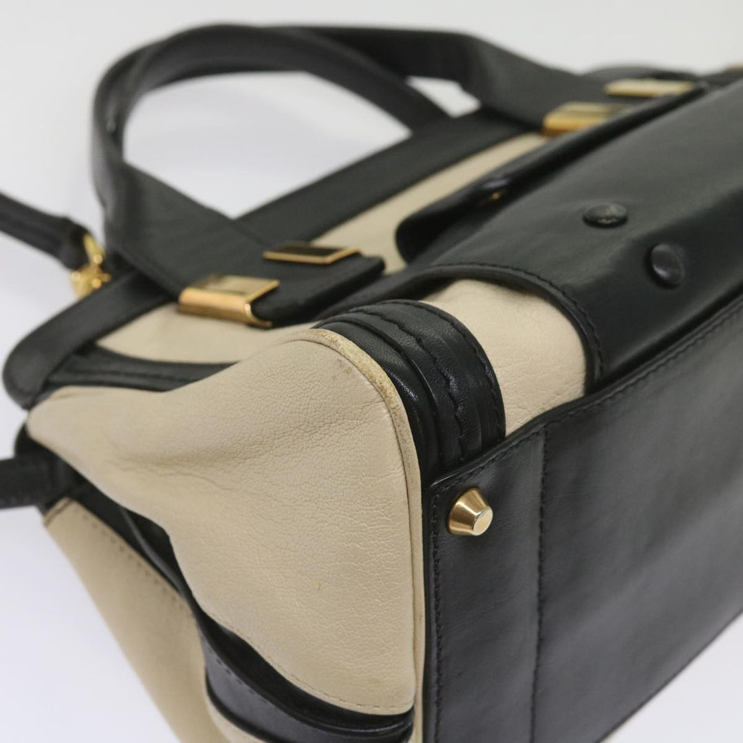 Chloe Alice Hand Bag Leather 2way Beige 04 14 63 65 bs11871