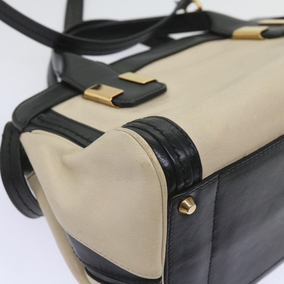 Chloe Alice Hand Bag Leather 2way Beige 04 14 63 65 bs11871