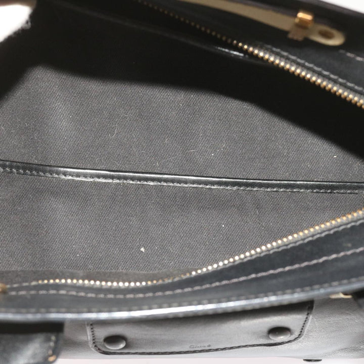 Chloe Alice Hand Bag Leather 2way Beige 04 14 63 65 bs11871