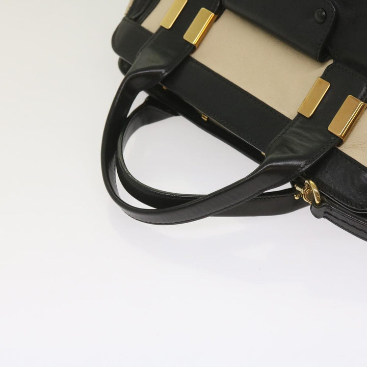 Chloe Alice Hand Bag Leather 2way Beige 04 14 63 65 bs11871