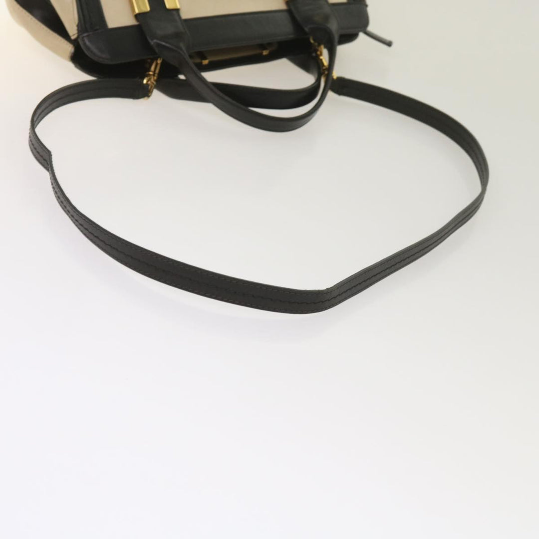 Chloe Alice Hand Bag Leather 2way Beige 04 14 63 65 bs11871