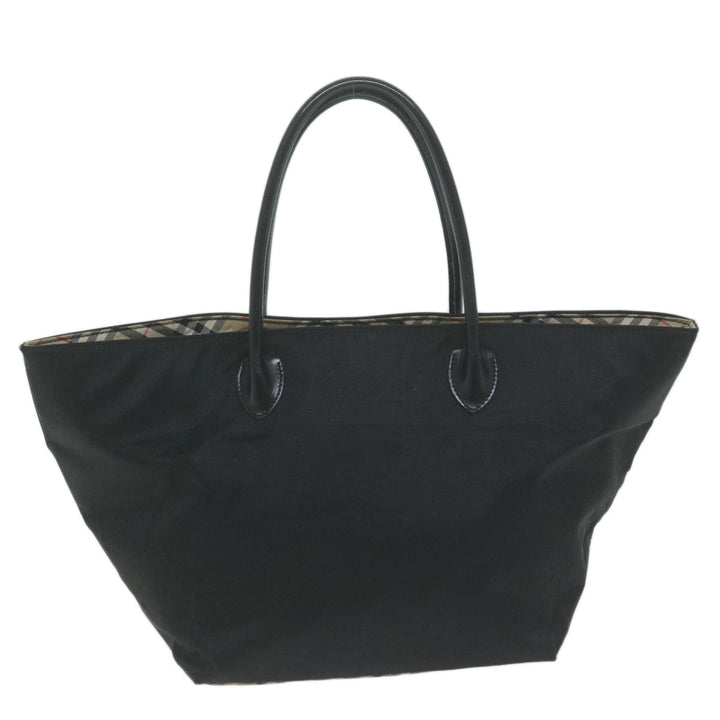 BURBERRY Tote Bag Nylon Black Auth bs11915