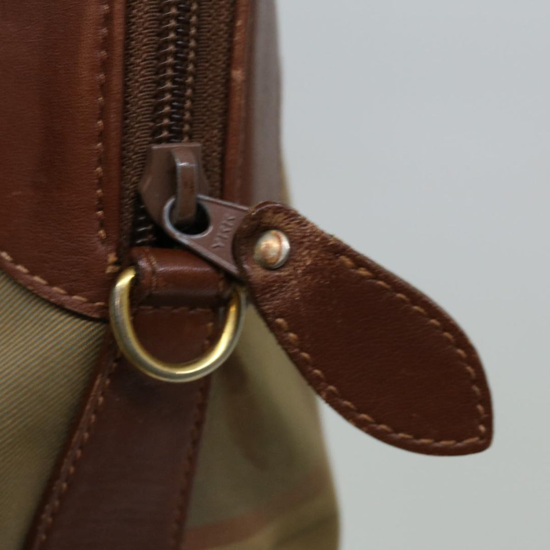BurberrySs Hand Bag Canvas Brown Auth bs12031
