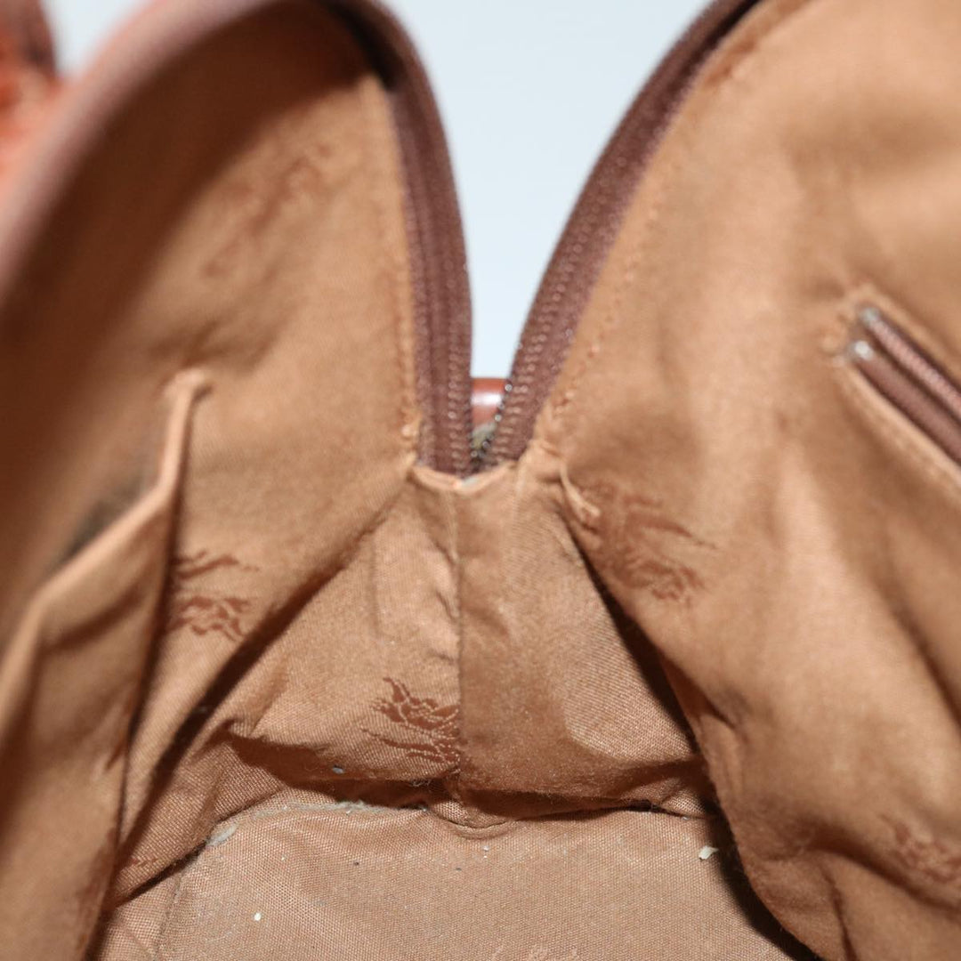 BurberrySs Hand Bag Canvas Brown Auth bs12031