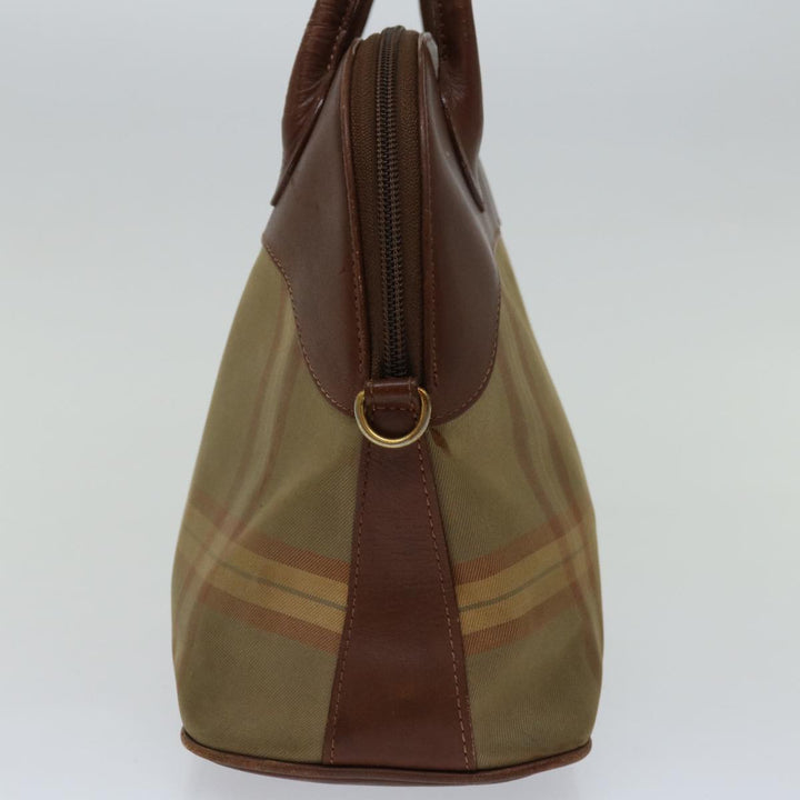BurberrySs Hand Bag Canvas Brown Auth bs12031