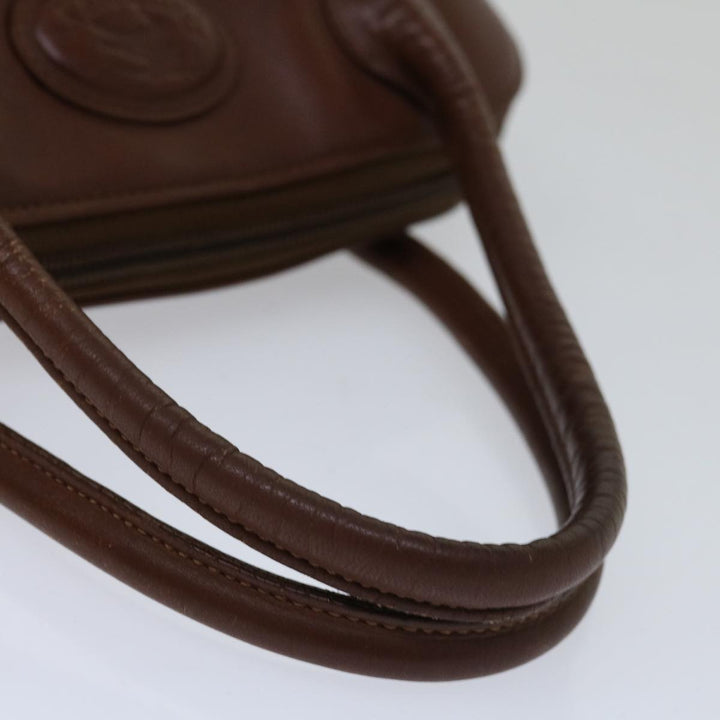 BurberrySs Hand Bag Canvas Brown Auth bs12031