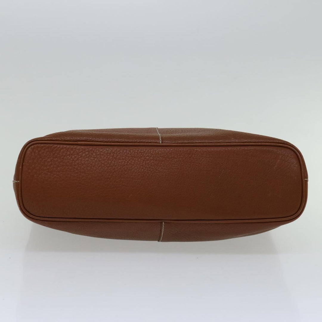 BurberrySs Hand Bag Leather Brown Auth bs12032