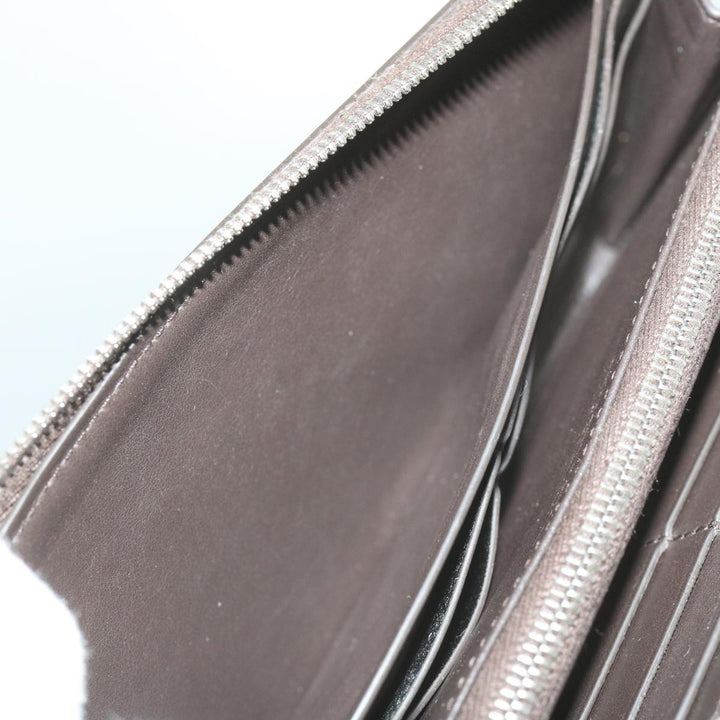 Bottega veneta Long Wallet Leather Brown Auth bs12107