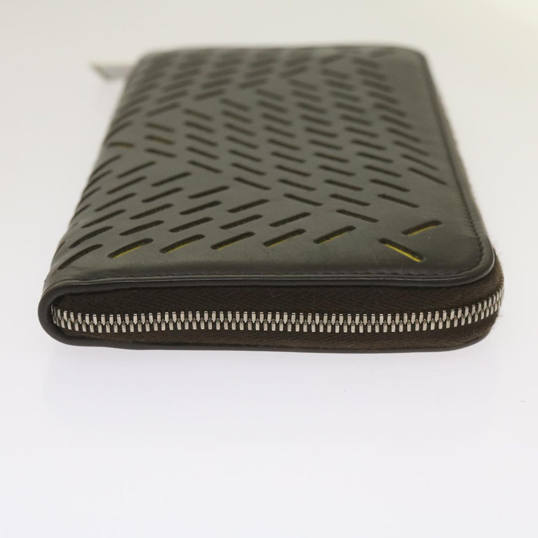 Bottega veneta Long Wallet Leather Brown Auth bs12107