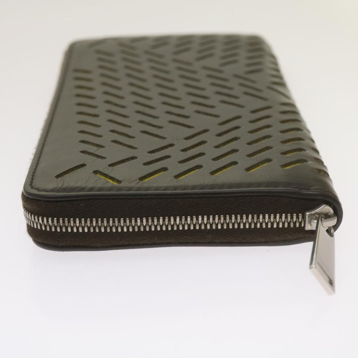 Bottega veneta Long Wallet Leather Brown Auth bs12107