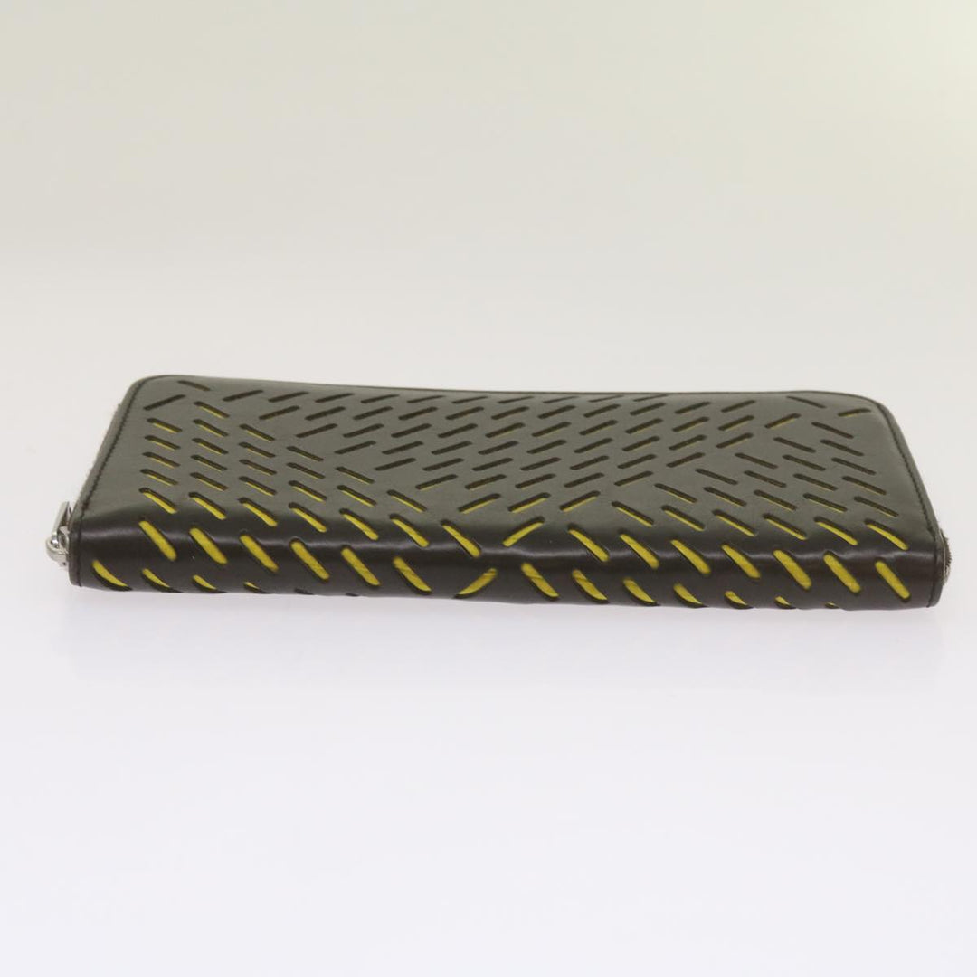 Bottega veneta Long Wallet Leather Brown Auth bs12107
