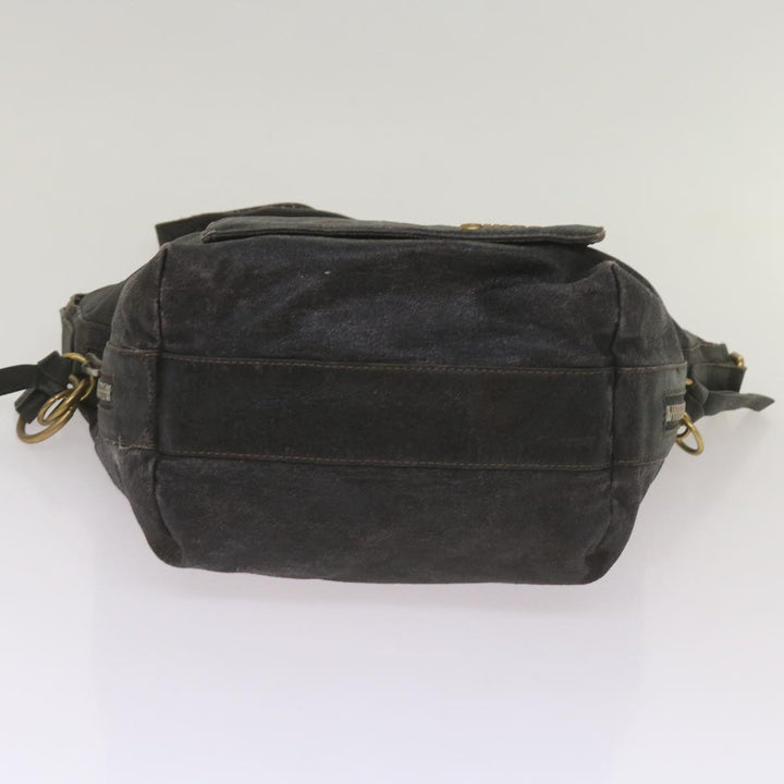 Chloe Wallet Hand Bag Leather 4Set Black Purple Brown bs12169