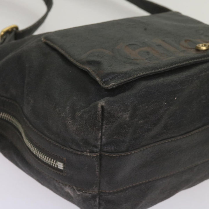 Chloe Wallet Hand Bag Leather 4Set Black Purple Brown bs12169