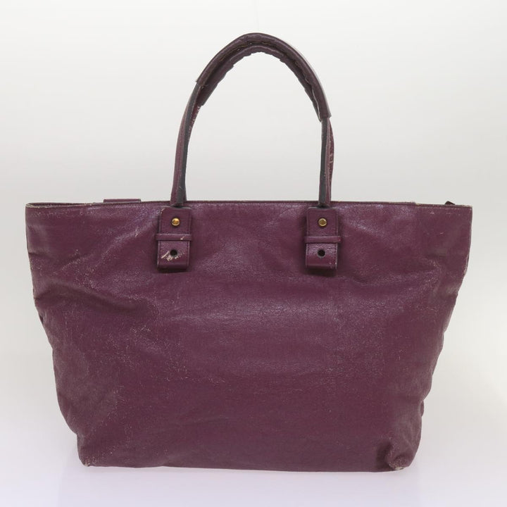 Chloe Wallet Hand Bag Leather 4Set Black Purple Brown bs12169