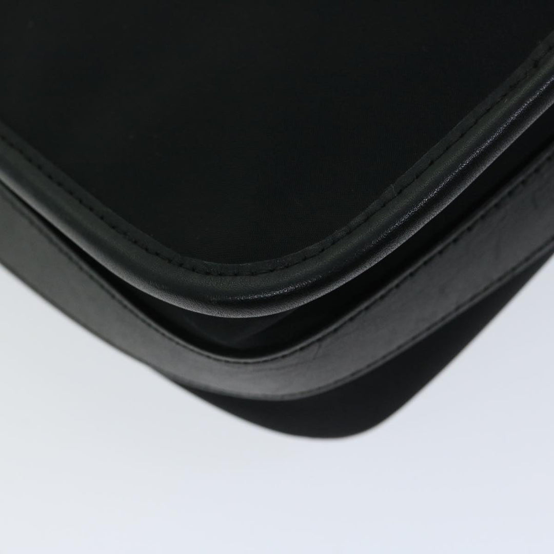 Burberry Shoulder Bag Nylon Black Auth bs12201