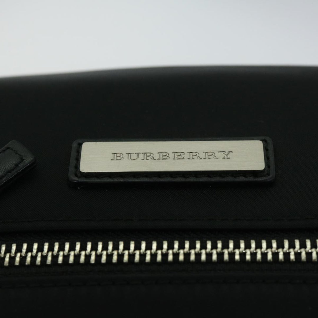 Burberry Shoulder Bag Nylon Black Auth bs12201