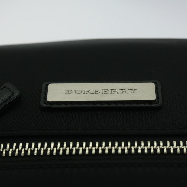Burberry Shoulder Bag Nylon Black Auth bs12201