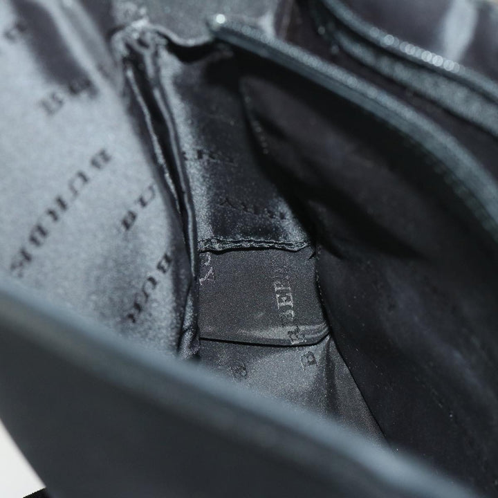 Burberry Shoulder Bag Nylon Black Auth bs12201